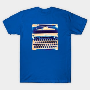 Orange Retro Typewriter, Gift for Writer T-Shirt